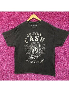 Johnny  Walk the Line Country T-Shirt Large